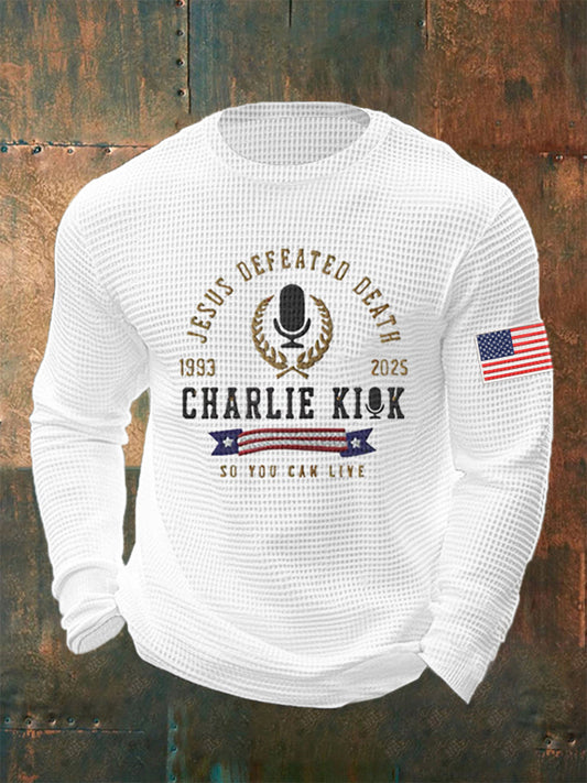 Men's R.I.P Charlie Kirk Waffle Top