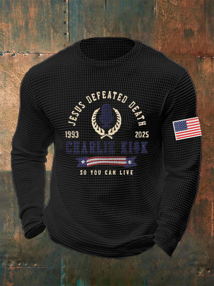 Men's R.I.P Charlie Kirk Waffle Top