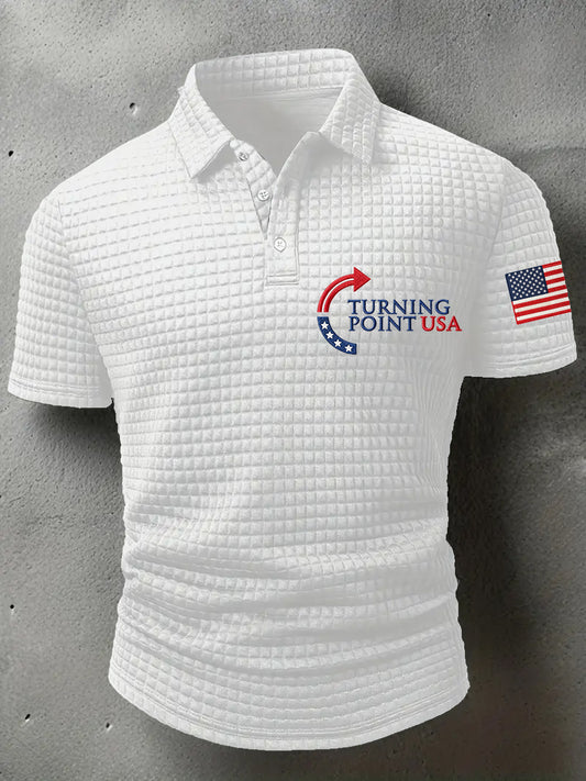 Men's Charlie Kirk Turning Point USA Trump Commemorative Shirt