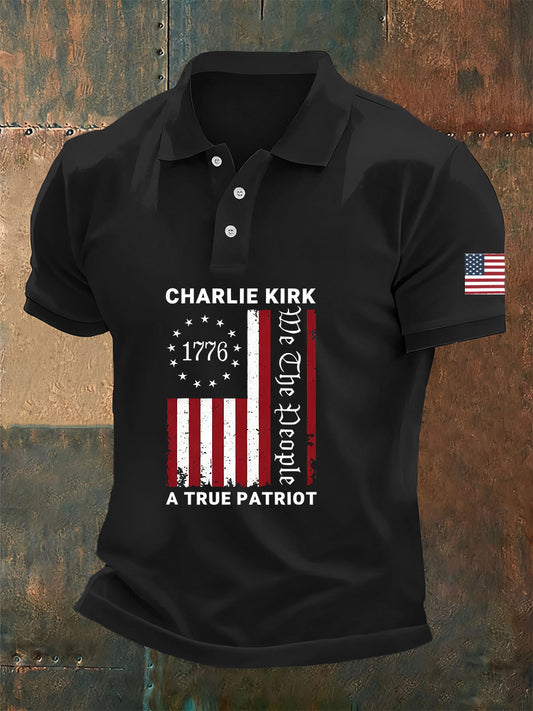 Men's Retro Turning Point Casual Polo Shirt