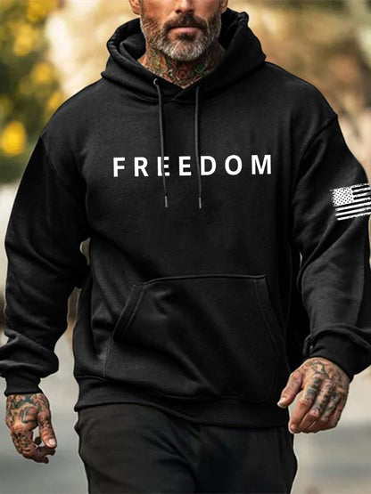 Men's Freedom Is Not Free R.I.P Charlie Kirk Hooded Sweatshirt