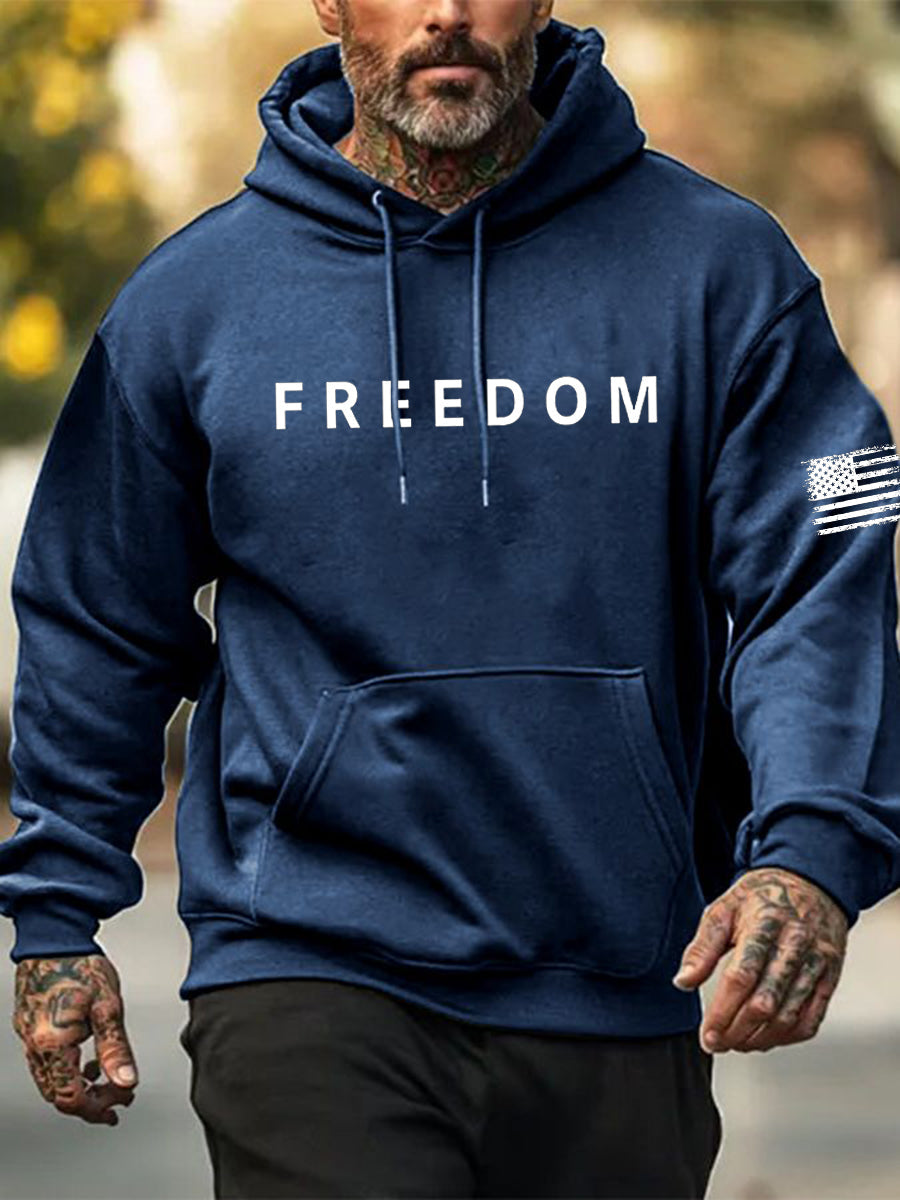 Men's Freedom Is Not Free R.I.P Charlie Kirk Hooded Sweatshirt