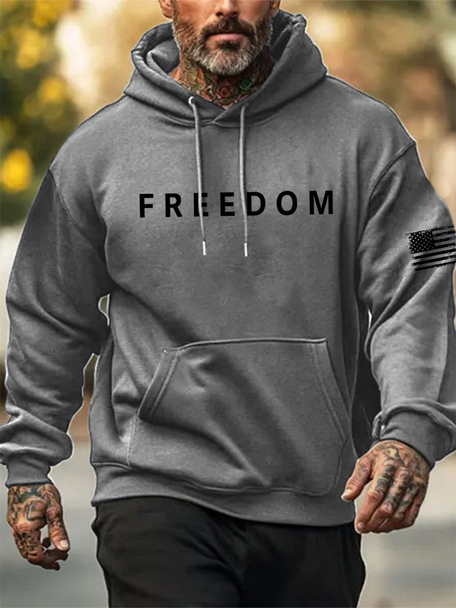 Men's Freedom Is Not Free R.I.P Charlie Kirk Hooded Sweatshirt