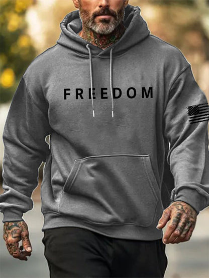 Men's Freedom Is Not Free R.I.P Charlie Kirk Hooded Sweatshirt