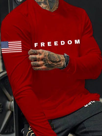 Men's Freedom Is Not Free R.I.P Charlie Kirk Long Sleeve  T-shirt