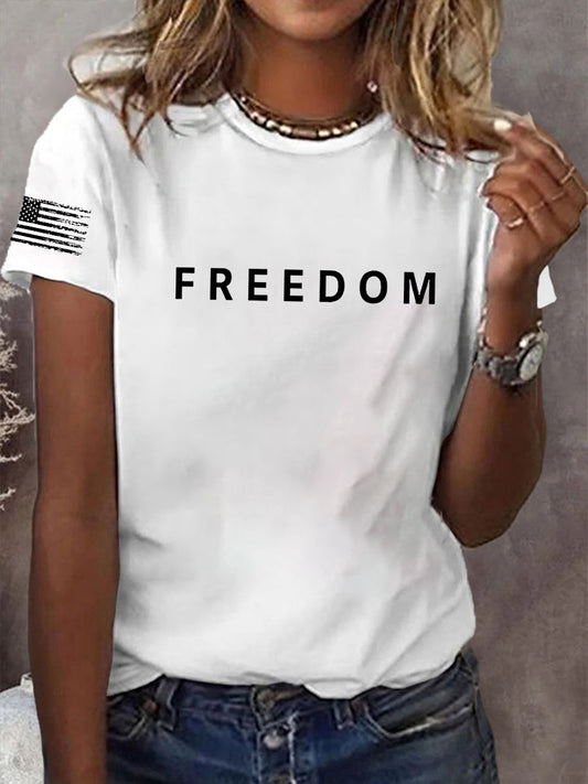 Women's Freedom Is Not Free R.I.P Charlie Kirk Short Sleeve T-Shirt
