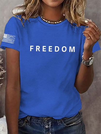 Women's Freedom Is Not Free R.I.P Charlie Kirk Short Sleeve T-Shirt