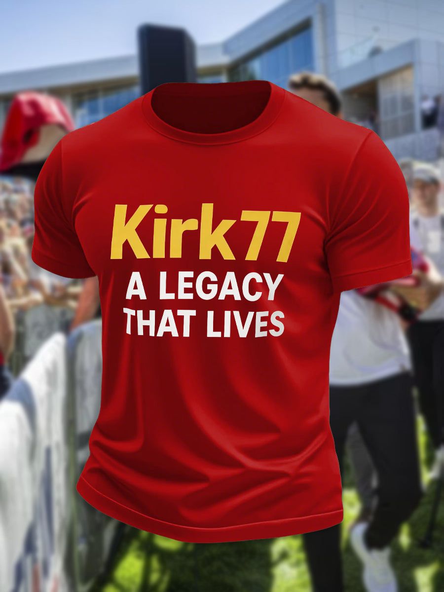 Men's Kirk77 A Legacy That Lives T-shirt