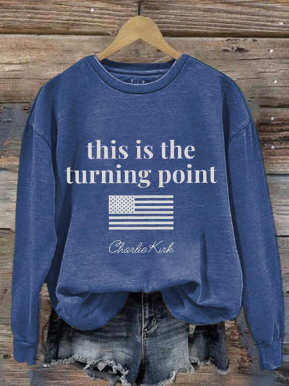 Women's patriotic sweatshirt