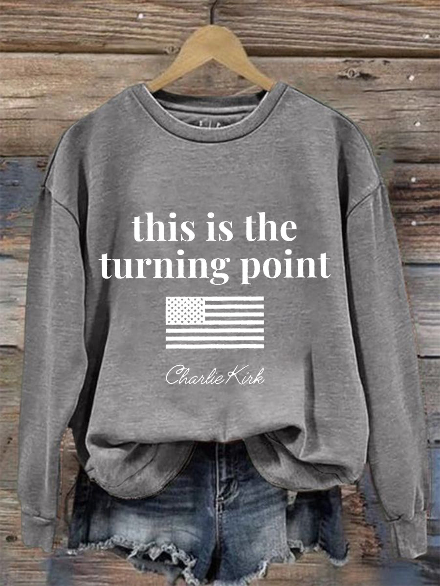 Women's patriotic sweatshirt