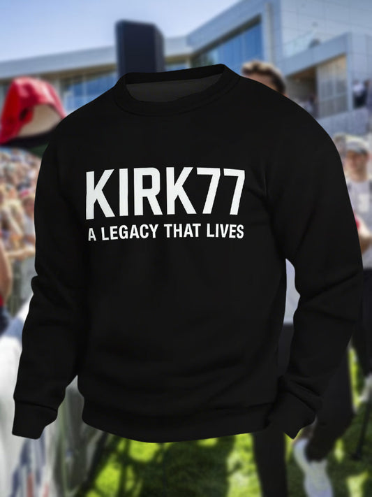 Men's Kirk77 A Legacy That Lives Crew Neck Sweatshirt