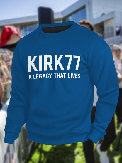 Men's Kirk77 A Legacy That Lives Crew Neck Sweatshirt