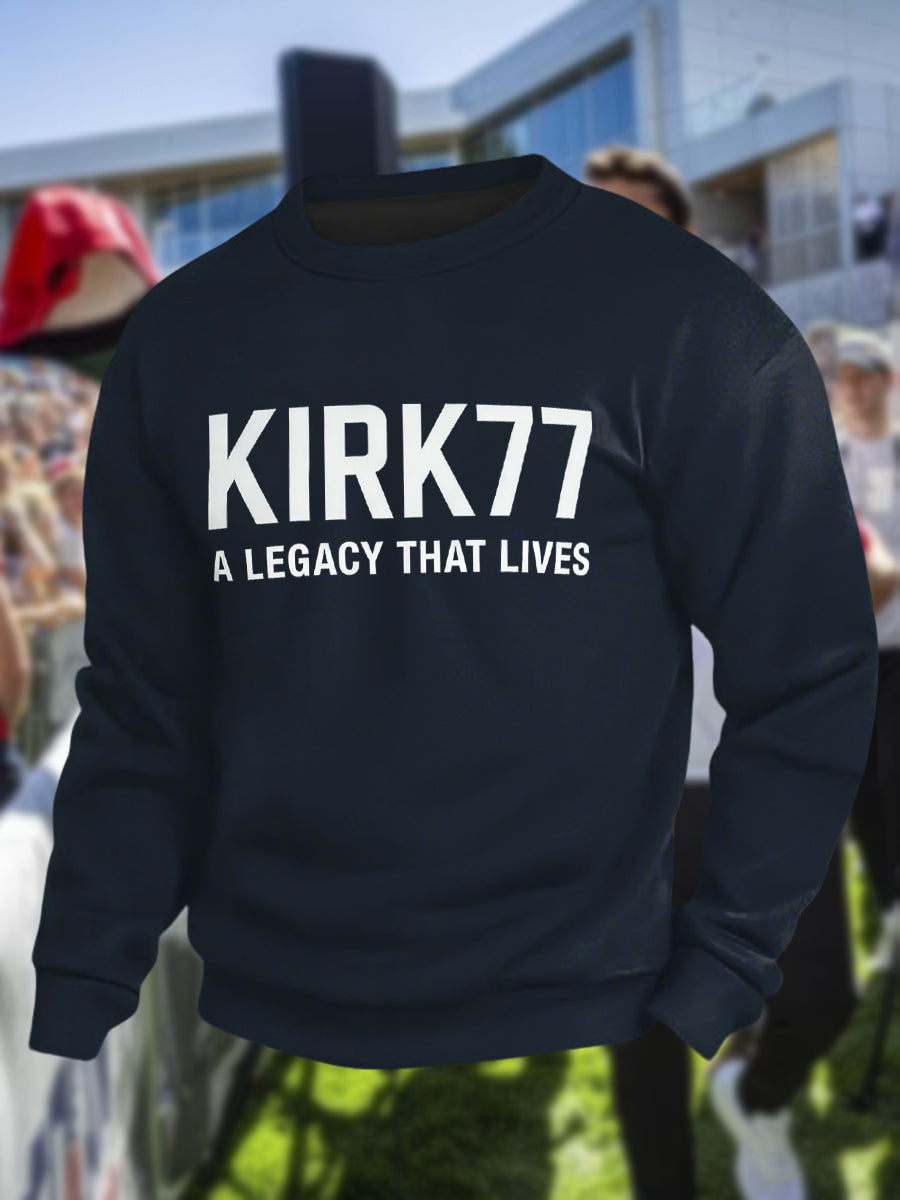 Men's Kirk77 A Legacy That Lives Crew Neck Sweatshirt