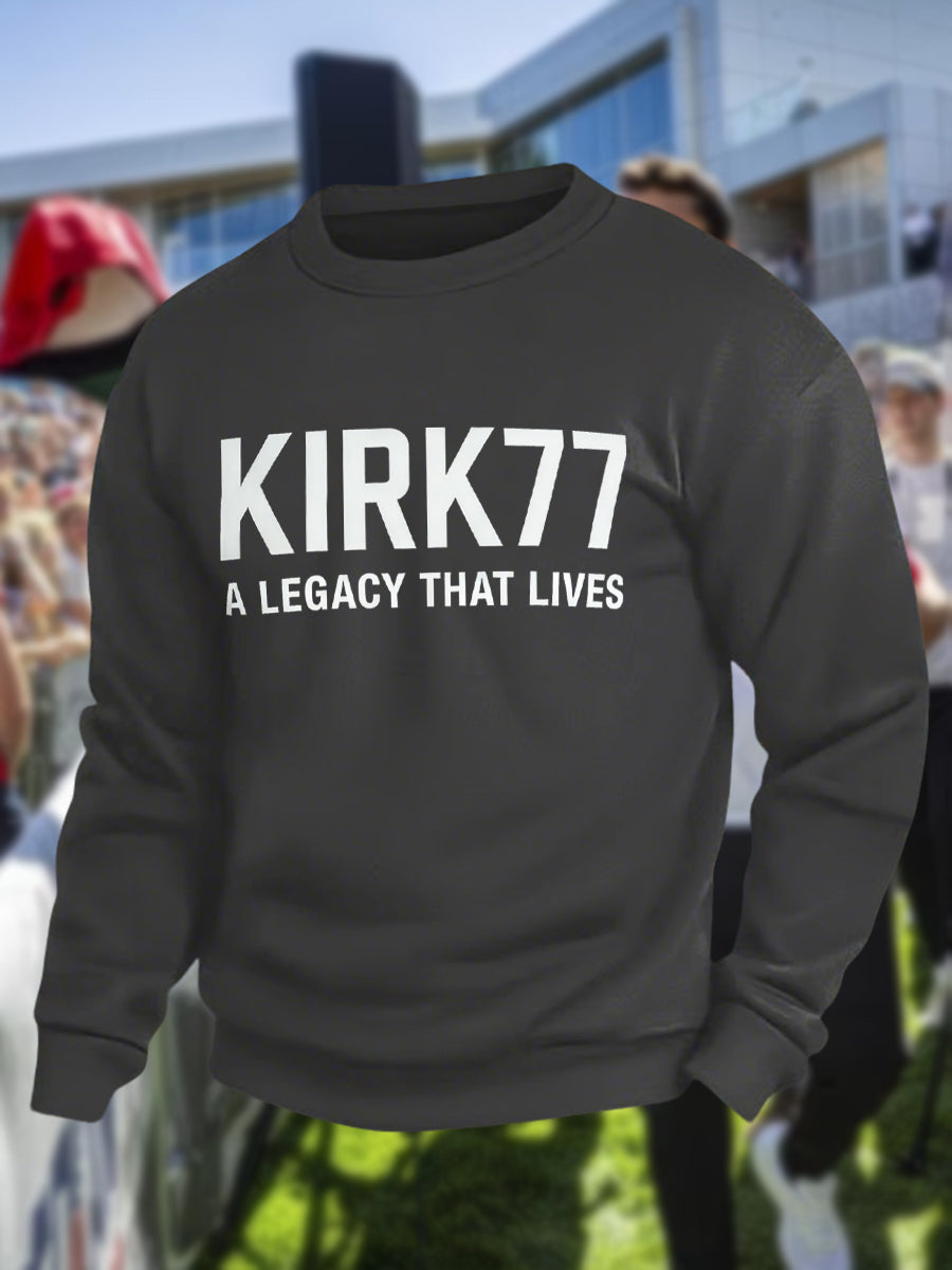 Men's Kirk77 A Legacy That Lives Crew Neck Sweatshirt