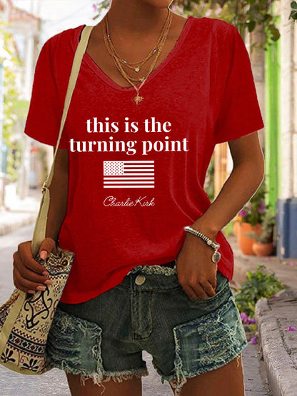 Women's Patriotic T-shirt