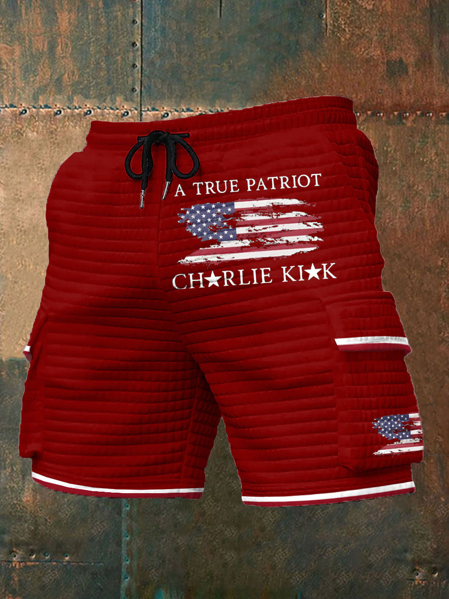 Men's Turning Point Flag Printed Shorts