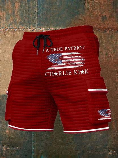 Men's Turning Point Flag Printed Shorts