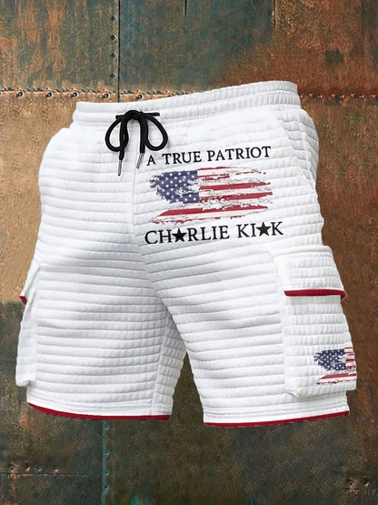 Men's Turning Point Flag Printed Shorts