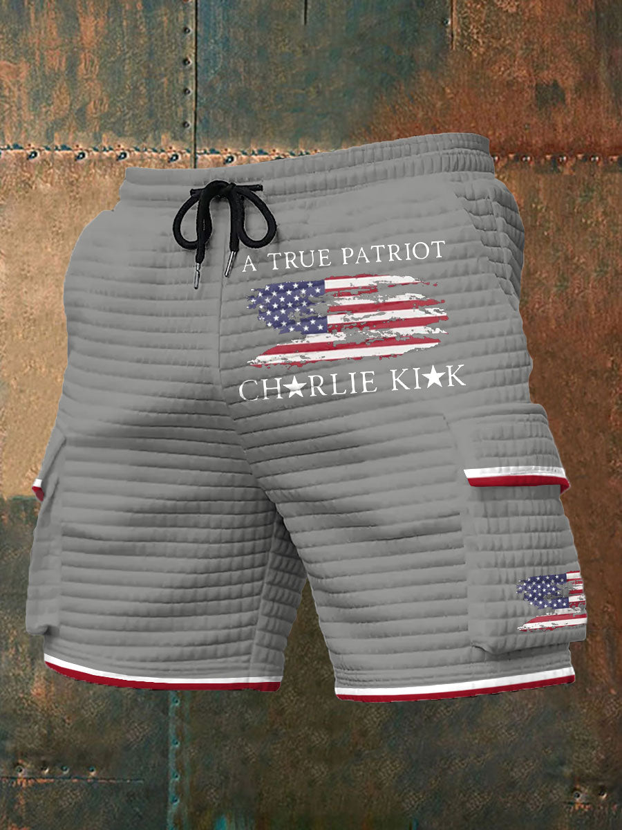 Men's Turning Point Flag Printed Shorts