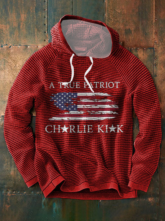 Men's Turning Point Flag Printed Hoodie