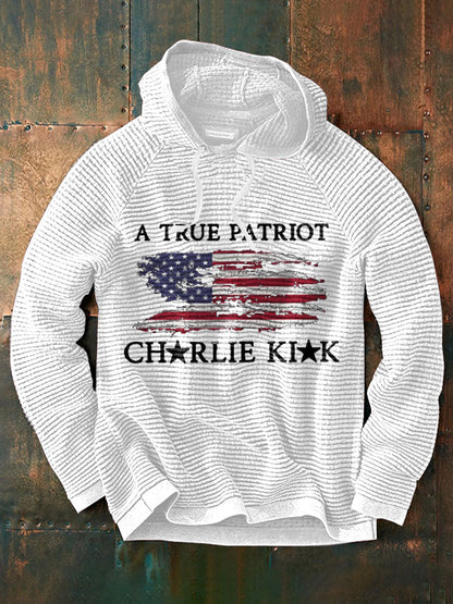 Men's Turning Point Flag Printed Hoodie