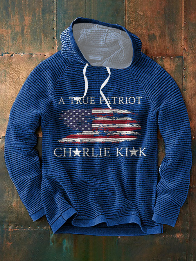 Men's Turning Point Flag Printed Hoodie