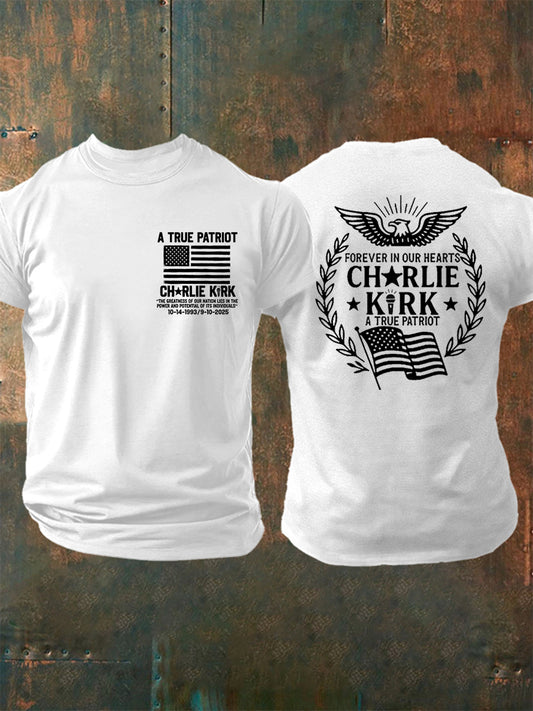 Men's R.I.P Charlie Kirk Short Sleeve T-shirt