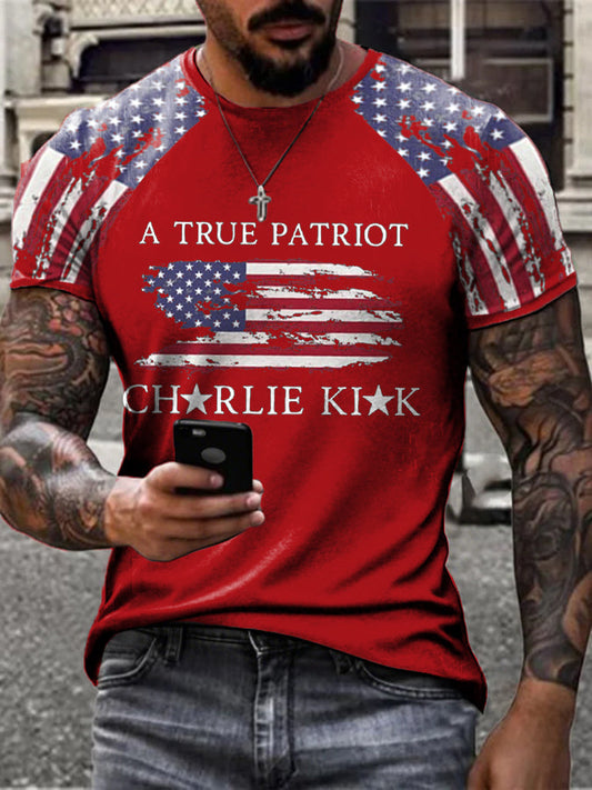 Men's Turning Point Flag Printed T-shirt