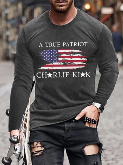 Men's Turning Point Flag Printed T-shirt