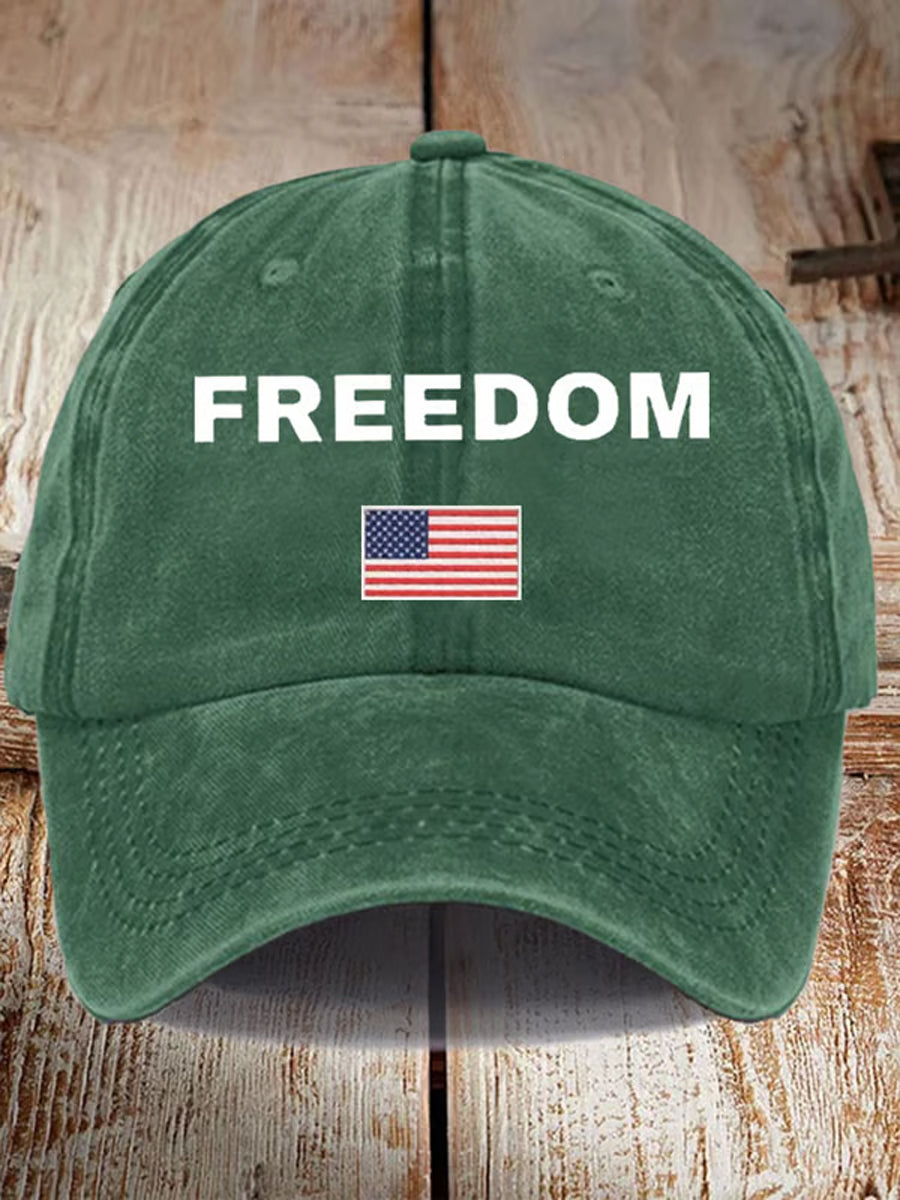 Unisex Turning Point USA Trump Charlie Kirk Commemorative Print Slouch Hat