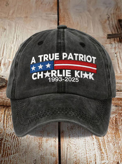 Unisex Turning Point USA Trump Charlie Kirk Commemorative Print Slouch Hat