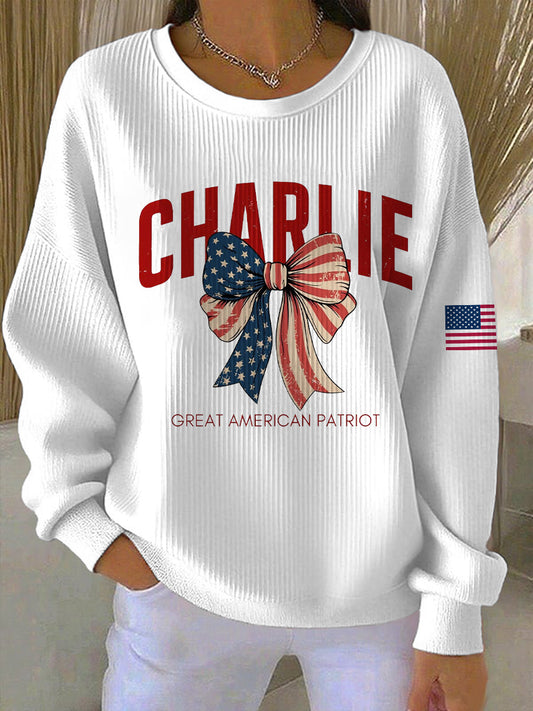 Women's Charlie Great American Patriot Sweatshirt