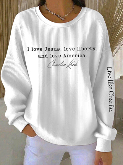 Women's Freedom Turning Point Printed Sweatshirt
