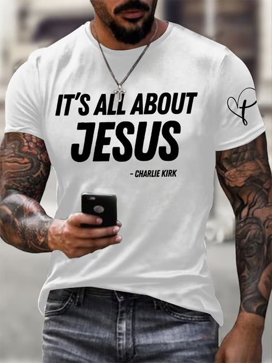 Men's Charlie Kirk Turning Point USA Trump Commemorative T-Shirt