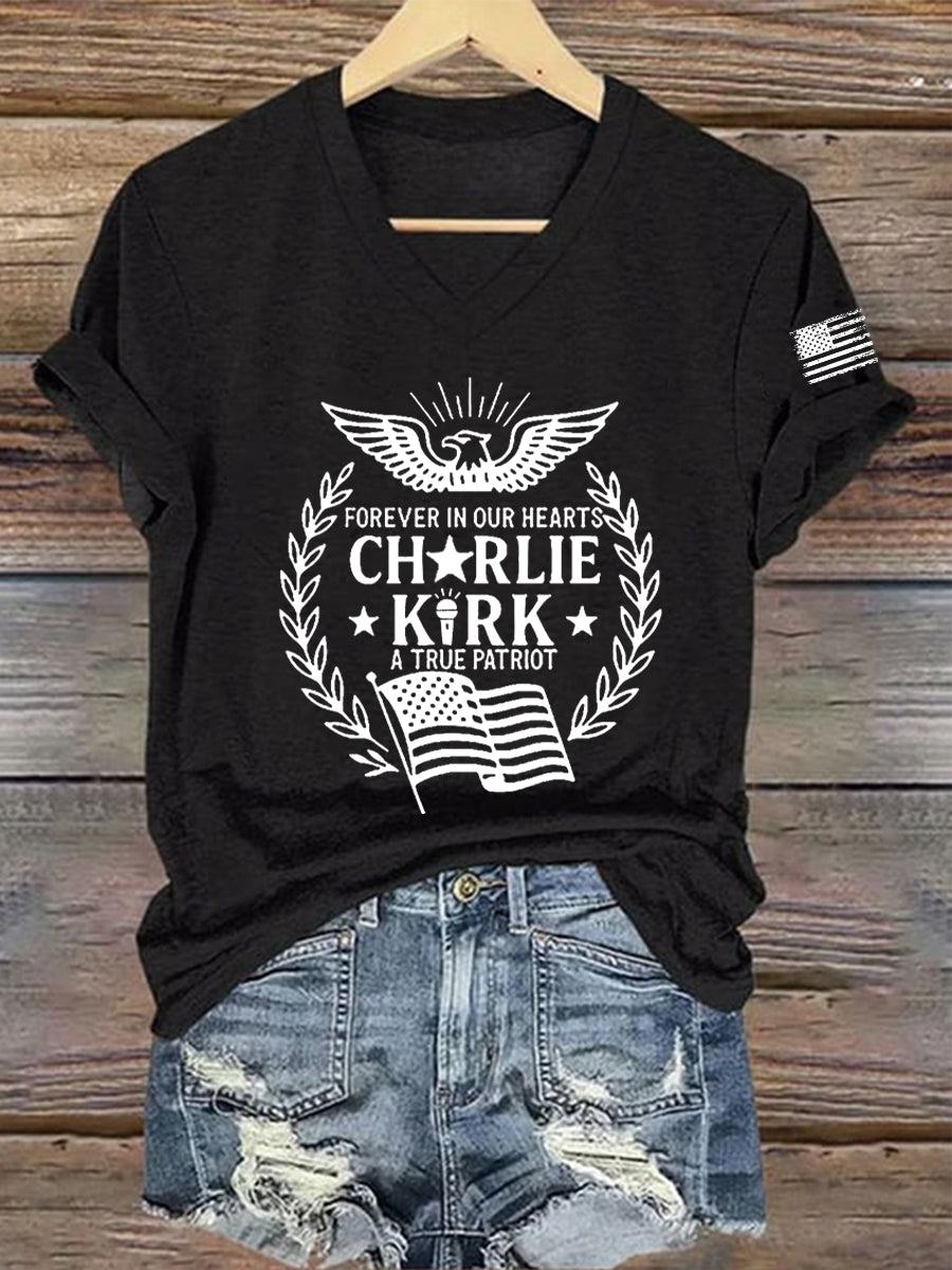 Women's R.I.P Charlie Kirk  Short Sleeve T-Shirt