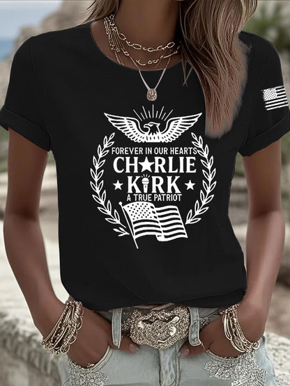 Women's R.I.P Charlie Kirk Short Sleeve T-shirt