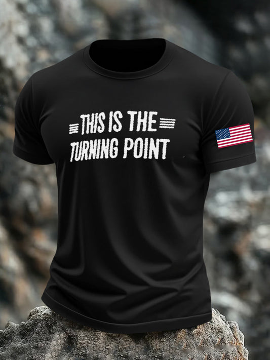 Men's This Is The Turning Point Printed T-shirt