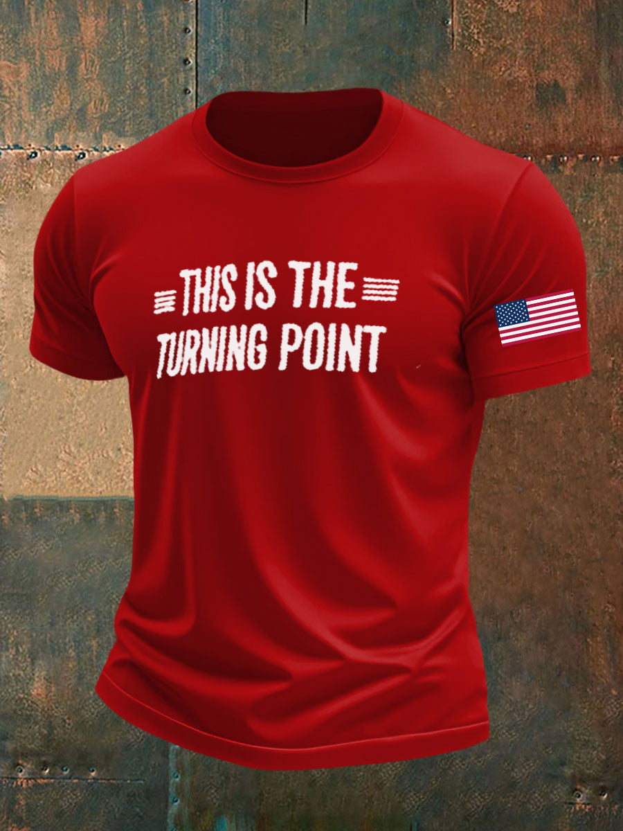 Men's This Is The Turning Point Printed T-shirt