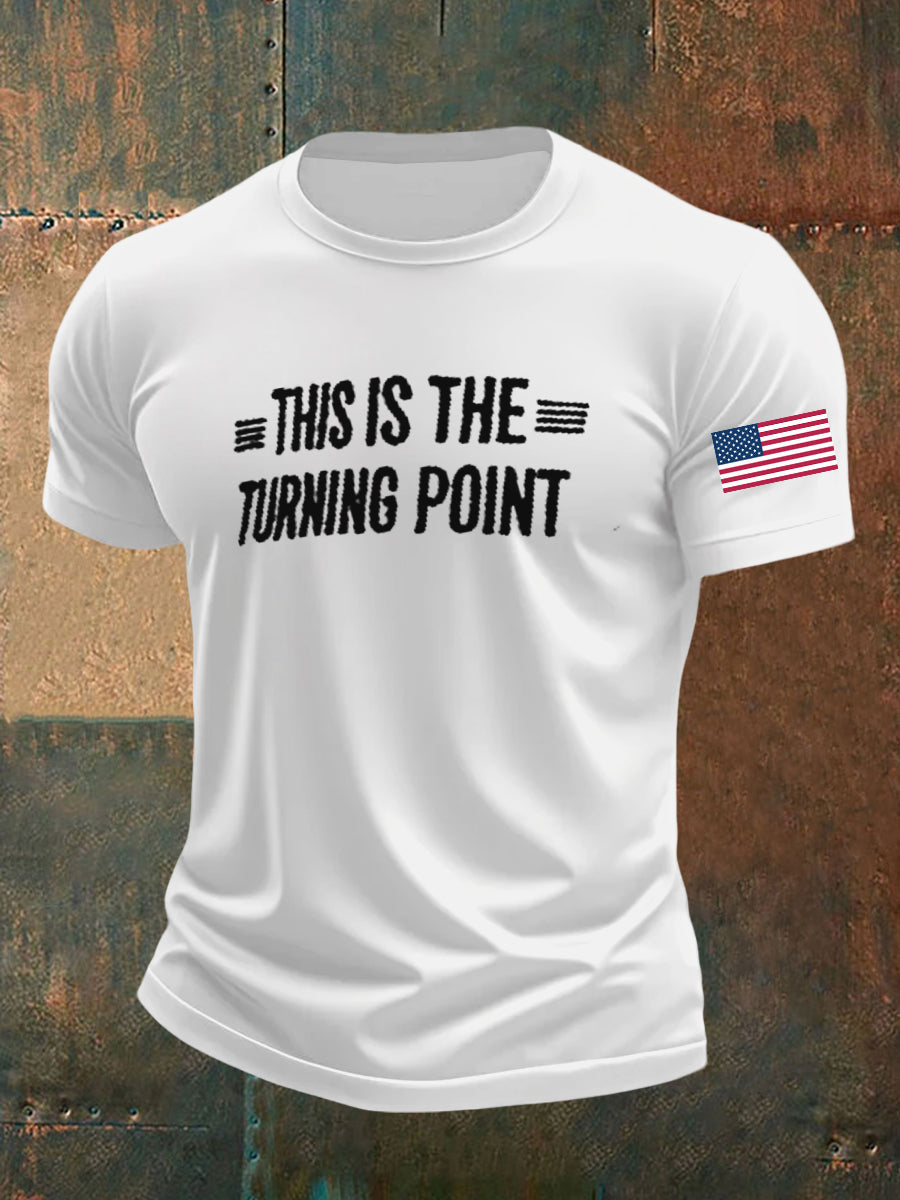 Men's This Is The Turning Point Printed T-shirt
