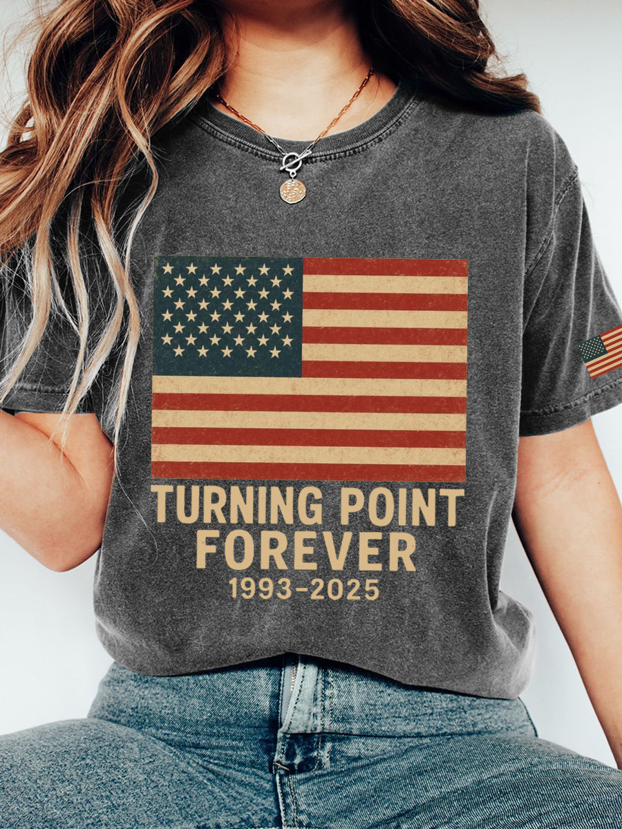 Women's Turning Point Forever Print Washable T-Shirt