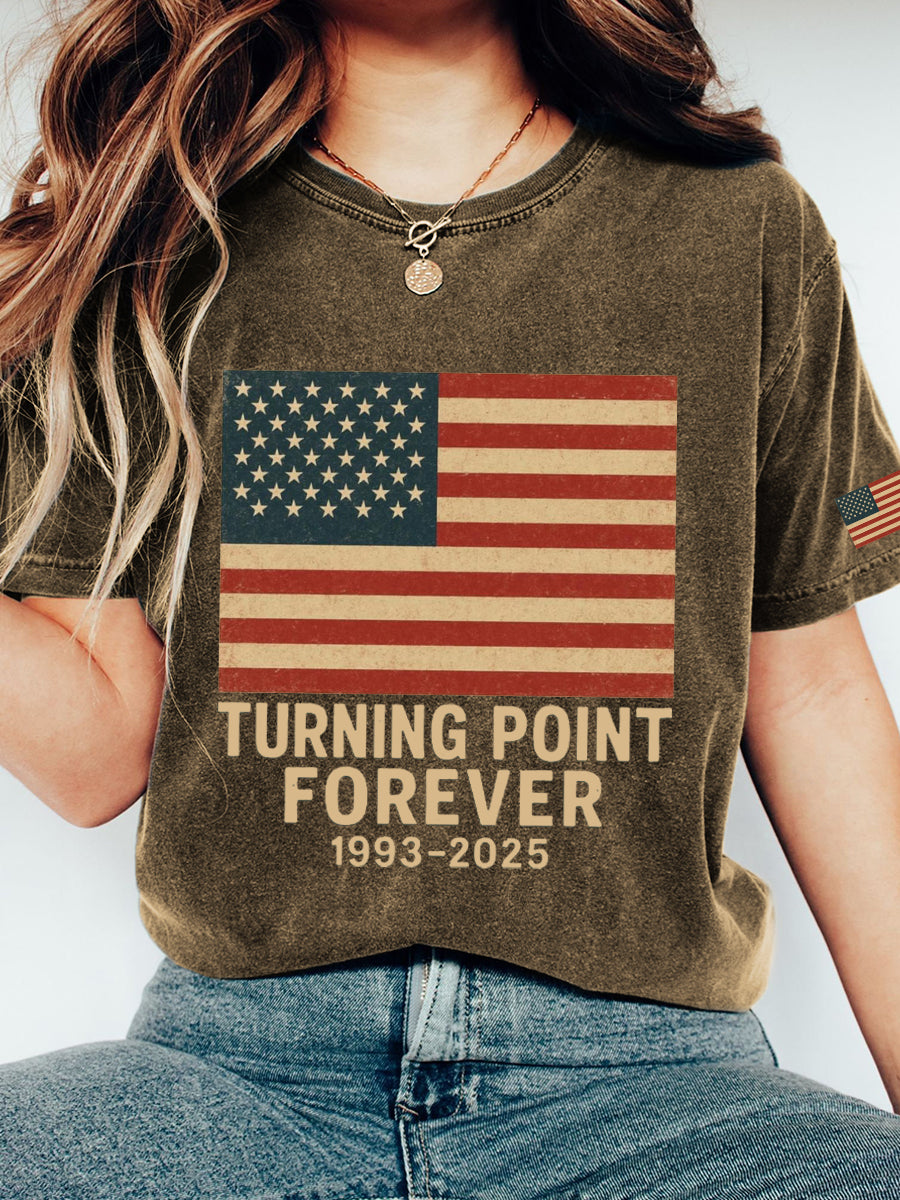 Women's Turning Point Forever Print Washable T-Shirt