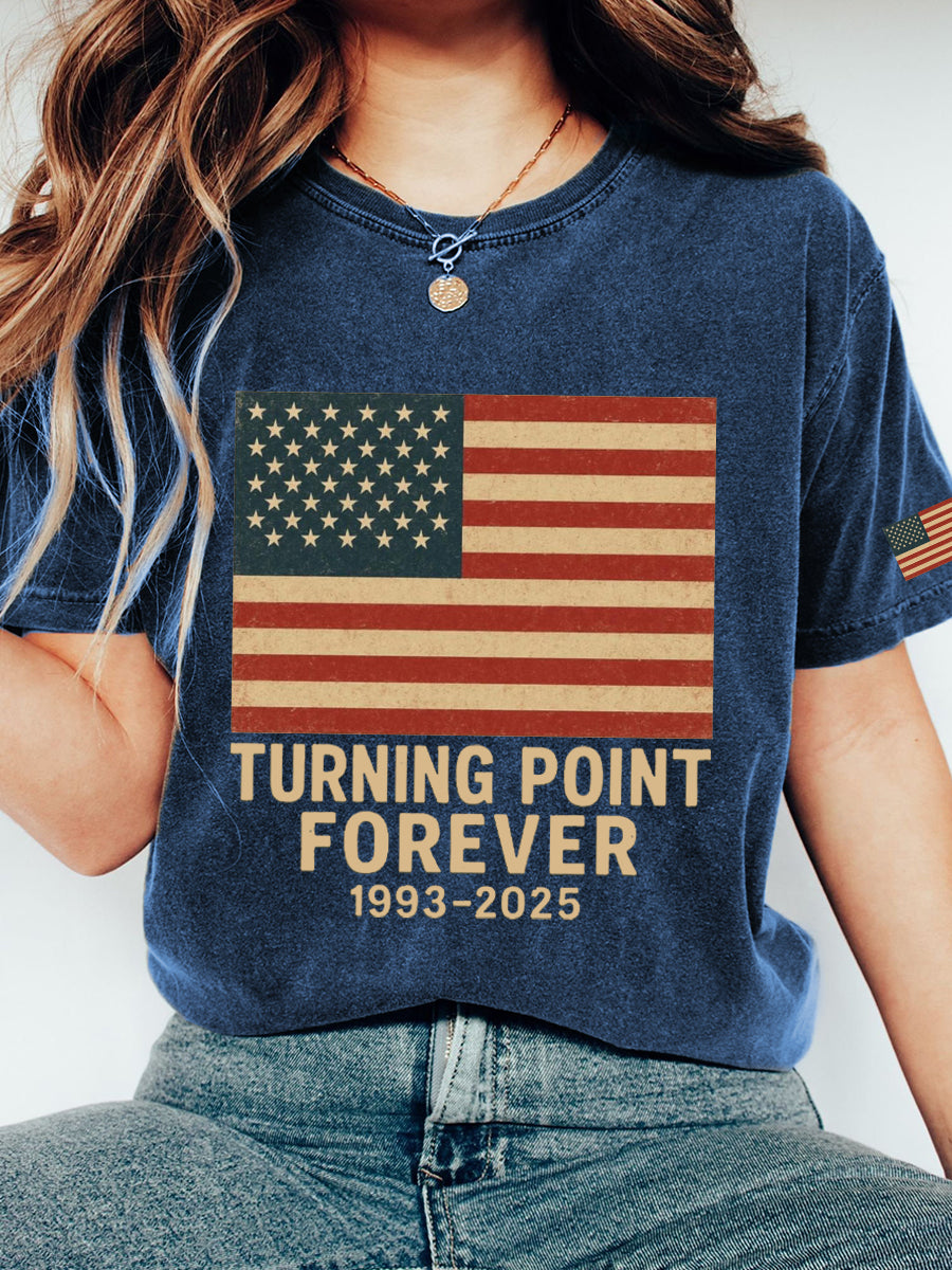 Women's Turning Point Forever Print Washable T-Shirt