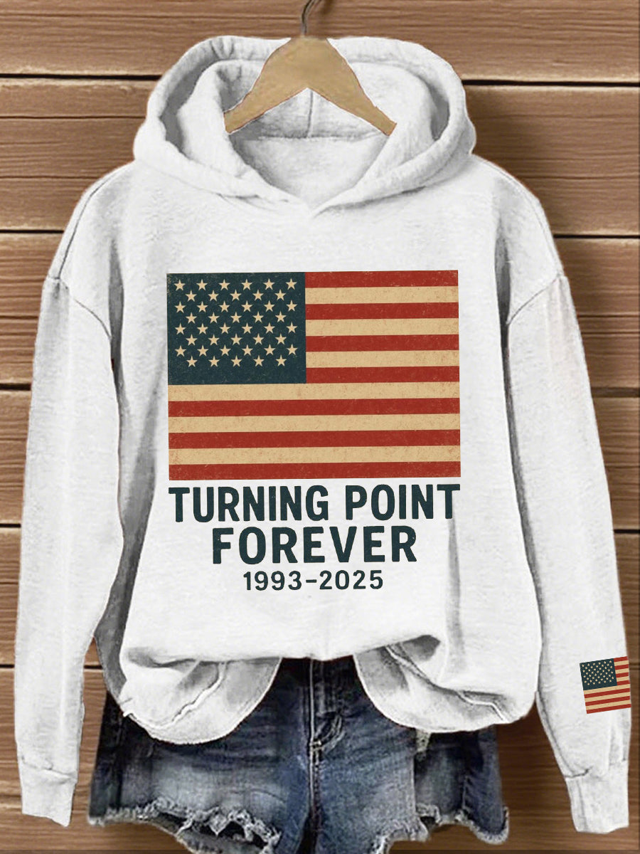 Women's Turning Point Forever Print Vintage Hoodie
