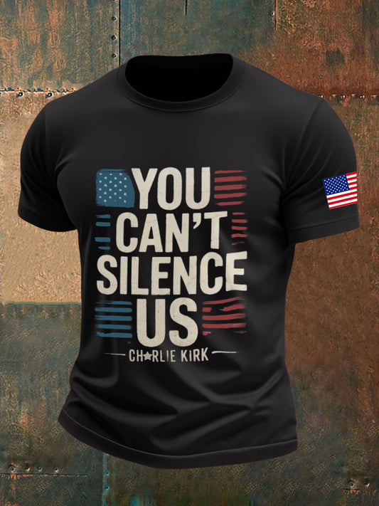 Men's You Can't Silence Us Printed T-shirt