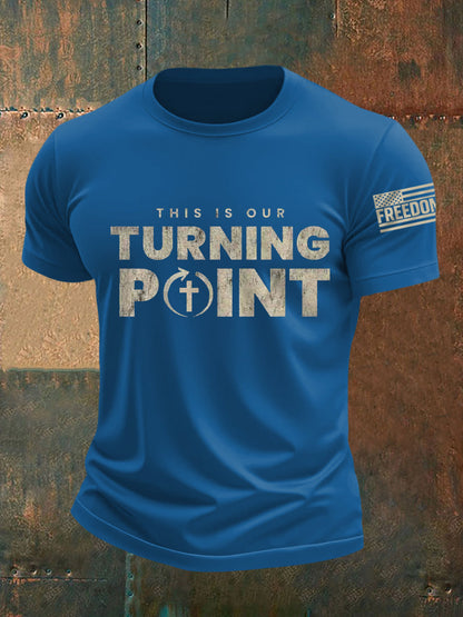 Men's This Is Our Turning Point R.I.P Charlie Kirk Tee
