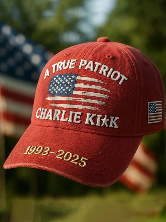 Unisex A True Patriot R.I.P Charlie Kirk Hat