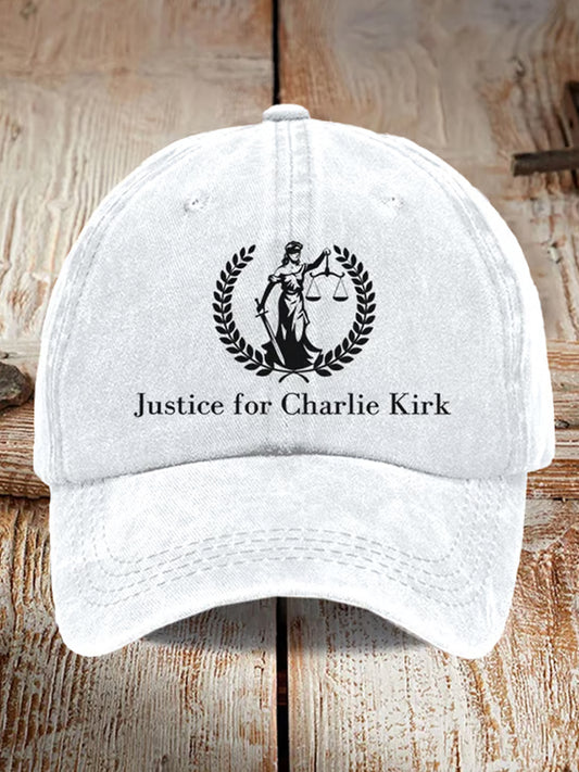 Unisex Charlie Kirk Commemorative Printed Hat