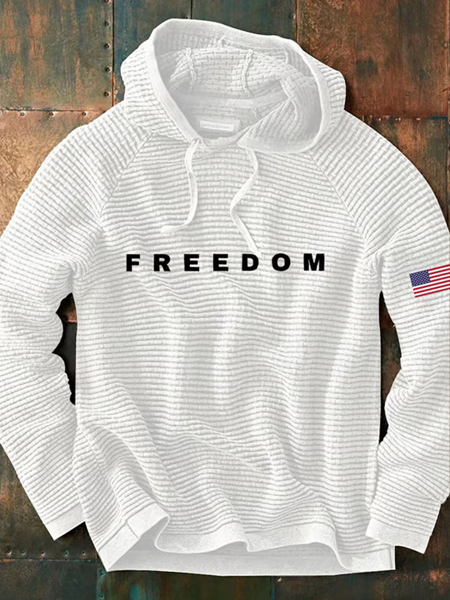 Men'S Casual Printed Long-Sleeved Sweatshirt