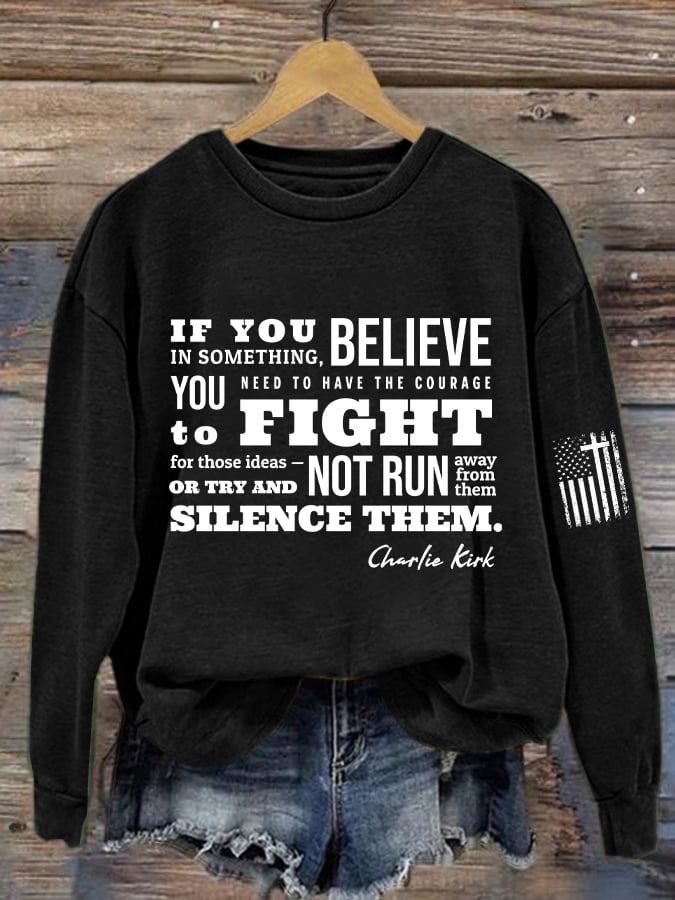 Women's Charlie Kirk Regular Sweatshirt