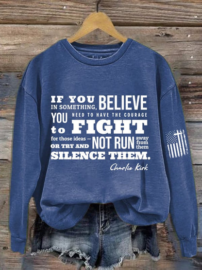 Women's Charlie Kirk Regular Sweatshirt